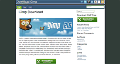 Desktop Screenshot of downloadgimp.net